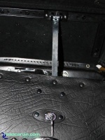 On the inside: Ratcheting lock allows you to over-stuff the bags and still keep your stuff secure.